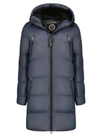 Kurtki damskie - Geographical Norway Parka "Adrianna" w kolorze granatowym - miniaturka - grafika 1