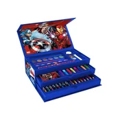 Dekoratorstwo - Zestaw artystyczny w kuferku, kredki Avengers - miniaturka - grafika 1