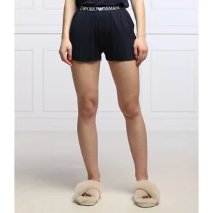Emporio Armani Szorty | Regular Fit - Spodenki damskie - miniaturka - grafika 1