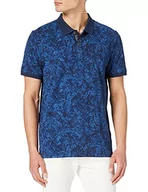 Koszulki męskie - Camel Active Męska Koszulka Polo 4094655P12, Ciemnoniebieski, L - miniaturka - grafika 1