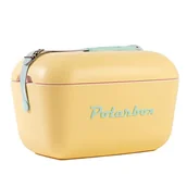 Lodówki turystyczne - Polarbox Przenośna chłodnica - 12 l mini lodówka plażowa, mała przenośna chłodziarka, chłodnica vintage, regulowany uchwyt, chłodnica Polarbox, przenośna mini lodówka, chłodnica kempingowa - miniaturka - grafika 1