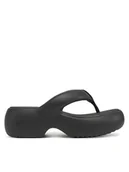 Klapki i japonki damskie - Melissa Japonki Melissa Free Fuzzy Platform Ad M 35875 Czarny - miniaturka - grafika 1