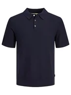 Koszulki męskie - Jack & Jones Koszulka polo w kolorze granatowym - miniaturka - grafika 1