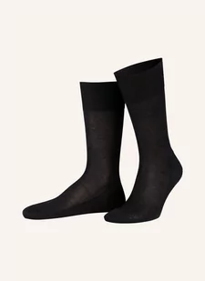 Falke Skarpety Luxury No. 9 grau - Skarpetki damskie - miniaturka - grafika 1