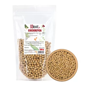 Ciecierzyca 500g - Ziarna i nasiona roślin strączkowych - miniaturka - grafika 1