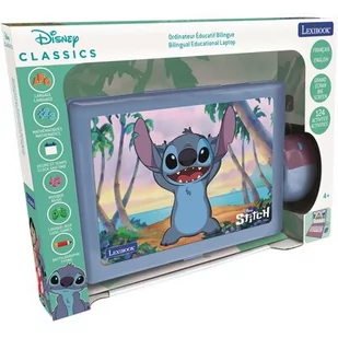 Zabawka laptop edukacyjny LEXIBOOK Disney Stitch JC598DI17 - Zabawki interaktywne dla dzieci - miniaturka - grafika 1