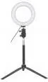 Selfie stick - 6-calowy pierścień fotograficzny USB Selfie Ring Light LED Fill Light Statyw biurkowy Selfie Stick - miniaturka - grafika 1