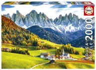 Puzzle - Educa, Puzzle, Jesień w Dolomitach / Włochy, 2000 el. - miniaturka - grafika 1