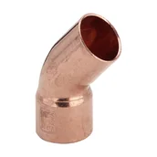 Łączniki, trójniki, kształtki - Kolano 45° 1-kielichowe 18 mm VIEGA - miniaturka - grafika 1