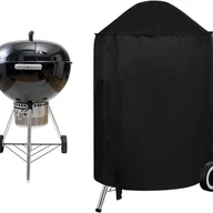 Pokrowce na grilla - Pokrowiec na grilla – wytrzymały – tkanina Oxford 210D – wiatroodporny – odporny na promieniowanie UV i rozdarcie – czarny (70 x 90 cm) - miniaturka - grafika 1