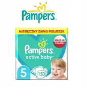 Pieluchy - PAMPERS Active Baby Pieluszki Miesięczny box pieluszkowy - miniaturka - grafika 1