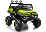 Pojazdy elektryczne dla dzieci - Pojazd na Akumulator Mercedes Unimog S Zielony - miniaturka - grafika 1