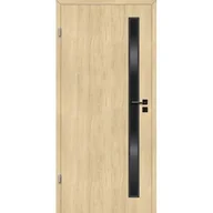 Drzwi wewnętrzne - Drzwi wewnętrzne 80L pokojowe Dąb Amber lakierowane VEGA - miniaturka - grafika 1