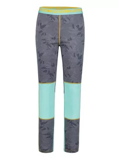 Spodnie sportowe damskie - Icepeak Legginsy funkcyjne "Challis" w kolorze szaro-turkusowym - grafika 1