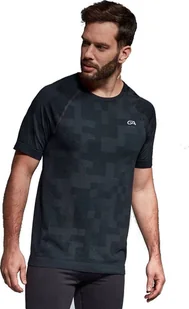 KOSZULKA MĘSKA T-SHIRT GATTA ACTIVE MEN BREEZE 01 004.3064 BLACK-GRAPHITE - Koszulki męskie - miniaturka - grafika 1