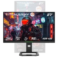 Uchwyty do monitorów - Monitor gamingowy z obrotowym stojakiem TITAN ARMY P2710S 27 cali 16:9 Fast IPS 2K QHD 240Hz, GTG 1ms, HDR400 - Czarny - miniaturka - grafika 1