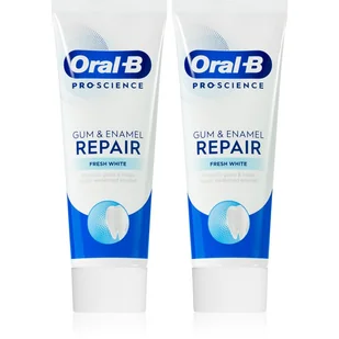 Pasta do zębów ORAL-B Pro-Science Gum & Enamel Repair Fresh White 75 ml 2 szt. - Pasty do zębów - miniaturka - grafika 1