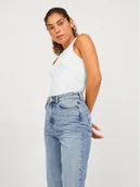 Body - JJXX Body Ivy 12224832 Biały Slim Fit - miniaturka - grafika 1