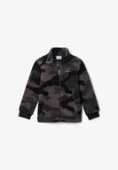 Kurtki i płaszcze dla chłopców - Columbia Youth Boys Rugged Ridge 2 Sherpa z nadrukiem na całej długości, polar Sherpa, czarny mod moro, XS - miniaturka - grafika 1