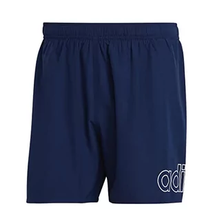 adidas, Logo Clx, kostium kąpielowy, Team Marine Blue 2/White, M, męski - Kąpielówki męskie - miniaturka - grafika 1