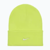 Czapki damskie - Czapka zimowa Nike Peak Swoosh Beanie cyber/white WYSYŁKA W 24H 30 DNI NA ZWROT - miniaturka - grafika 1