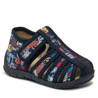 Buty dla chłopców - Kapcie Froddo Froddo Children'S Slippers G1700386 M Blue - grafika 1