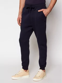 Spodnie męskie - G-Star Raw Spodnie dresowe Premium Core D15653-C235-6067 Granatowy Slim Fit - grafika 1