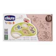 Puzzle - Chicco Puzzle drewniane Safari - CHI-05136 - miniaturka - grafika 1