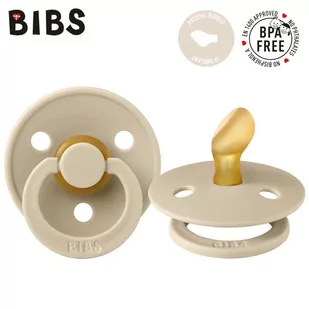 Bibs Colour Anatomical Vanilla S Smoczek Anatomiczny Kauczuk Hevea - Smoczki uspokajające - miniaturka - grafika 1