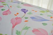 Obrusy i serwetki - Bieżnik drukowany kolorowe fioletowe kwiaty krokusy 40x160 - miniaturka - grafika 1