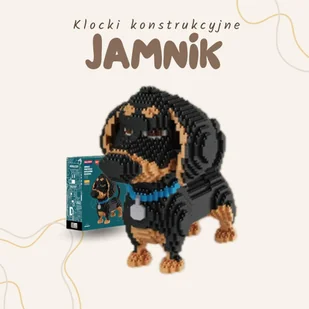 Sausage dog (duży) Klocki 2100 el. - Klocki - miniaturka - grafika 1