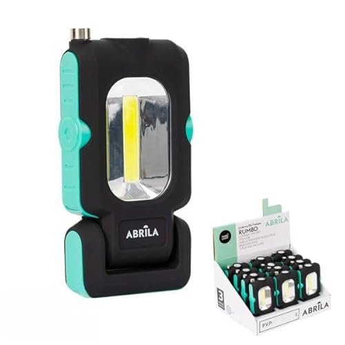 Rumbo latarka robocza LED + COB z magnesem teleskopowym, 200 lm, kompaktowa (2 x 12 x 16 cm) i magnetyczna podstawa, idealna do każdego zadania, łącznie z bateriami, wszechstronność i moc zasięgu!