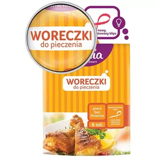 Gosia Politan Woreczki do pieczenia 35x40 cm, 6 szt. - Folia, papier śniadaniowy, serwetki - miniaturka - grafika 2
