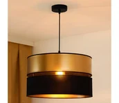 Lampy sufitowe - Brilagi - Żyrandol na lince ROYAL 1xE27/15W/230V śr. 40 cm czarny/złoty - miniaturka - grafika 1