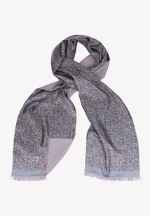 Ekskluzywny szal męski jedwabny szary w paisleye - Apaszki i szaliki męskie - miniaturka - grafika 1