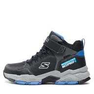 Buty dla chłopców - Sneakersy Skechers Drollix Venture Rush 406418L/BKRY Czarny - miniaturka - grafika 1