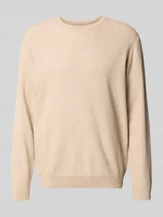 Sweter z dzianiny o kroju regular fit z czystej bawełny - Swetry męskie - miniaturka - grafika 1