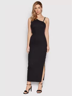 Sukienki - Calvin Klein Sukienka codzienna Reveal K20K203847 Czarny Slim Fit - grafika 1
