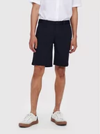 Spodenki męskie - Only & Sons Szorty materiałowe Mark 22018667 Granatowy Regular Fit - miniaturka - grafika 1