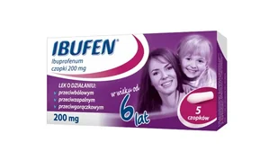 Polpharma Ibufen 200 mg x 5 czopków - Przeziębienie i grypa - miniaturka - grafika 1