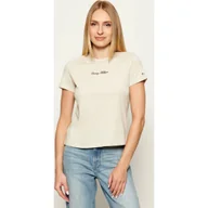 Koszulki i topy damskie - Tommy Hilfiger T-shirt Regular Fit - miniaturka - grafika 1