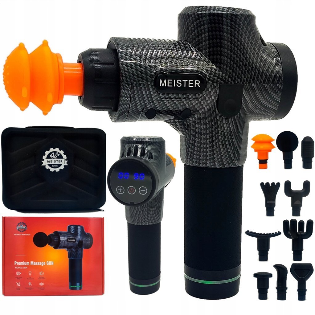 PISTOLET DO MASAŻU CIAŁA MOCNY MASAŻER MASSAGE GUN