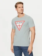 Koszulki męskie - Guess T-Shirt M2YI71 I3Z14 Szary Slim Fit - miniaturka - grafika 1