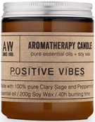 Świece - Awm Aromaterapeutyczna Świeczka Sojowa 200g - Pozytywne Wibracje - miniaturka - grafika 1