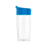 Kubki - Sigg Kubek szklany na kawę i herbatę Nova Mug 0,37 l - blue 8834.20 - miniaturka - grafika 1