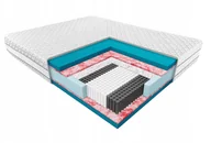 Materace - Materac Hybris Adaptive Grey 200x200 - miniaturka - grafika 1