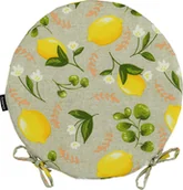 Poduszki na krzesła - Okrągłe Siedzisko Na Krzesło Kuchenne 40cm Taboret - miniaturka - grafika 1