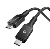 Kable USB - SPIGEN EB10015CC ESSENTIAL TYPE-C CABLE 100W 150CM BLACK - miniaturka - grafika 1
