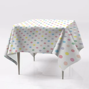 Do ogrodu różne kolory obrus Kropki kolorowe eco, Fabricsy - Obrusy i serwetki - miniaturka - grafika 1