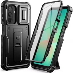 Tech-Protect Etui pancerne Kevlar Cam+ do Galaxy A26 5G, czarne - Etui i futerały do telefonów - miniaturka - grafika 1